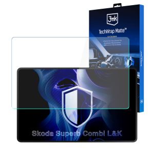 Matte screen protector for the navigation display for Skoda Superb Combi L&K – 3mk TechWrap Matte™ Center Display