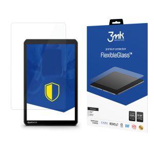 Shatterproof hybrid glass for Garmin LGV800 MT-D - 3mk FlexibleGlass