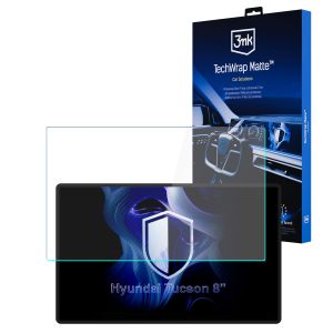 Matte screen protector for the navigation display for Hyundai Tucson 8 inches (2020-2024) – 3mk TechWrap Matte™ Center Display
