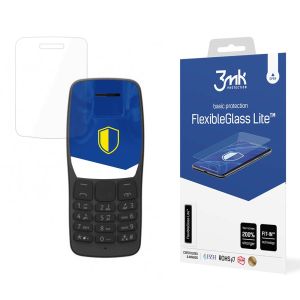 Unbreakable hybrid glass for Nokia 110 - 3mk FlexibleGlass Lite