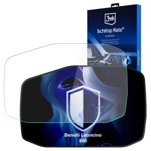 Matte screen protector for the navigation display for Benelli Leoncino 800 – 3mk TechWrap Matte™ Center Display