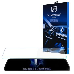 Matte screen protector for the navigation display for Omoda 5 FL 2024-2025 – 3mk TechWrap Matte™ Center Display