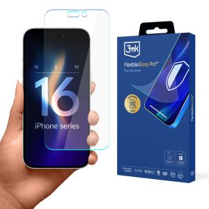 Shatterproof glass for Apple iPhone 16 Pro Max - 3mk FlexibleGlass Pro