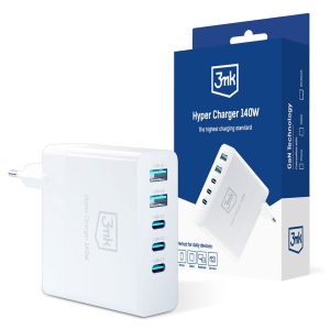 140W Mains Charger - 3mk Hyper Charger