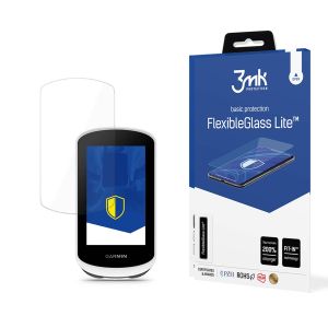 Unbreakable hybrid glass for Garmin Edge Explore 2 - 3mk FlexibleGlass Lite