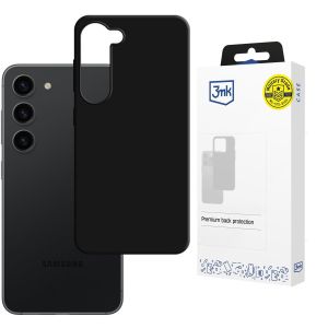 Silikon case for Samsung Galaxy S23 5G - 3mk HARDY® Mellow Case™ Black
