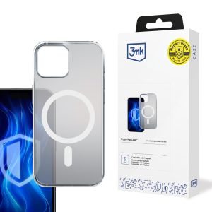 Case for Apple iPhone 15 Plus - 3mk Frosty MagCase White