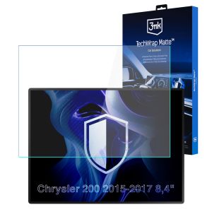 Matte screen protector for the navigation display for Chrysler 200 2015-2017 8,4" – 3mk TechWrap Matte™ Center Display