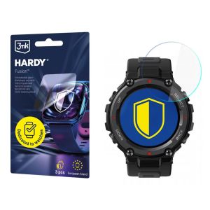 Hybrid glass for smartwatch Xiaomi Amazfit T-Rex Pro - 3mk HARDY® Fusion Watch Protection™