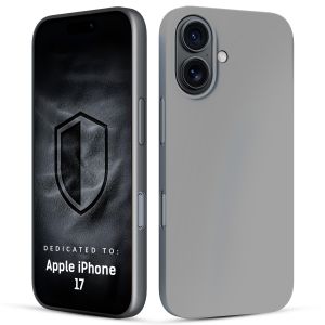 Silicone case for Apple iPhone 17 - 3mk HARDY® Mellow Case™ Gray
