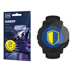 Hybrid glass for smartwatch Garmin Instinct 2/Solar - 3mk HARDY® Fusion Watch Protection™
