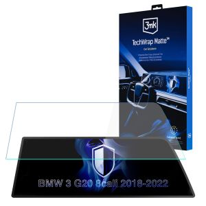Matte screen protector for the navigation display for BMW 3 G20 2018-22 – 3mk TechWrap Matte™ Center Display