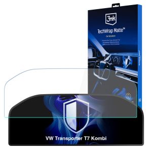 Matte protective film for the screen of the clock for VW Transporter T7 Kombi 2024- - 3mk TechWrap Matte Cluster