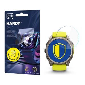 Hybrid glass for smartwatch Garmin Fenix 8 Solar/Sapphire 51mm - 3mk HARDY® Fusion Watch Protection™