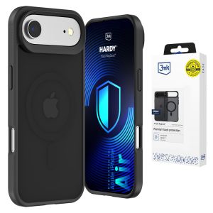 Smoked MagSafe case for Apple iPhone Air – 3mk HARDY® Hazy MagCase™ Black