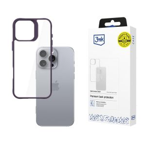 Case for Apple iPhone 16 Pro Max - 3mk Satin Armor Case+ Purple