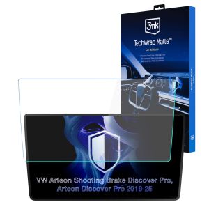 Matte screen protector for the navigation display for VW Arteon Discovery Pro 2019- – 3mk TechWrap Matte™ Center Display