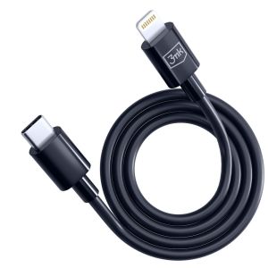 USB-C to Lightning Cable 20W 5A 1.2m - 3mk Hyper Cable Black