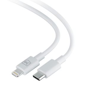 USB-C to Lightning Cable 20W 5A 1.2m - 3mk Hyper Cable White