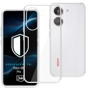 Transparent case for POCO X8 Pro – 3mk HARDY® Vision Case™