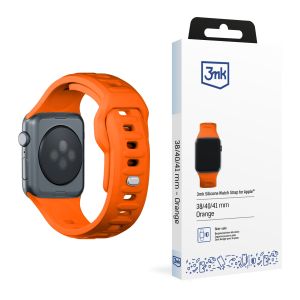 3mk Silicone Watch Strap for 38/40/41/42 mm Orange (small)