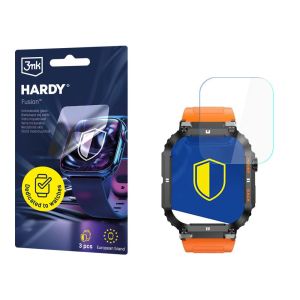 Hybrid glass for smartwatch Gravity GT6 - 3mk HARDY® Fusion Watch Protection™