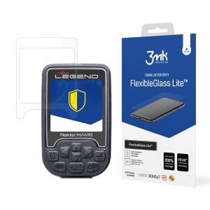 Unbreakable hybrid glass for Nokta Makro The Legend (frame) - 3mk FlexibleGlass Lite