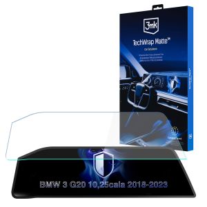 Matte screen protector for the navigation display for BMW 3 G20 2018-23 – 3mk TechWrap Matte™ Center Display