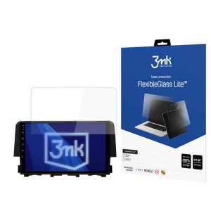 Shatterproof hybrid glass for Honda Civic X 2016-2021 - 3mk FlexibleGlass Lite