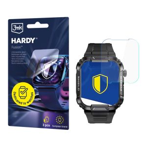 Hybrid glass for smartwatch Rubicon RNCF 07 - 3mk HARDY® Fusion Watch Protection™