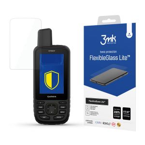 Unbreakable hybrid glass for Garmin GPSMAP 67 - 3mk FlexibleGlass Lite