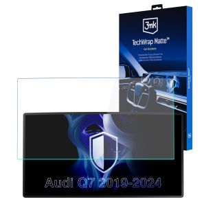 Matte screen protector for the navigation display for AUDI Q7 2019-24 – 3mk TechWrap Matte™ Center Display