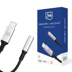 Adapter USB-C - Jack 3.5 mm - 3mk Aux Cable