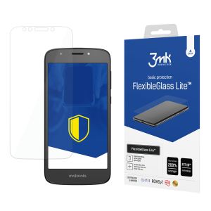 Unbreakable hybrid glass for Motorola Moto E5 Play - 3mk FlexibleGlass Lite