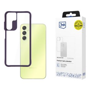 Case for Samsung Galaxy A25 5G - 3mk Satin Armor Case+ Purple