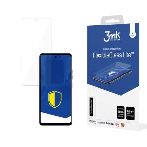 Unbreakable hybrid glass for Tecno Spark 10 Pro - 3mk FlexibleGlass Lite