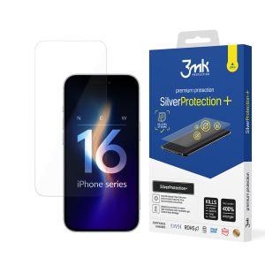 Anti-Shock Protective Film for Apple iPhone 16 Pro - 3mk SilverProtection+