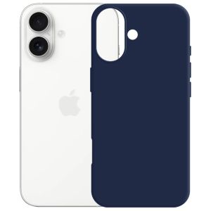 Silicone case for Apple iPhone 17 - 3mk HARDY® Mellow Case™ Dark Blue