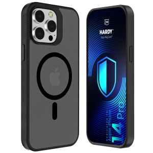 Smoked MagSafe case for Apple iPhone 14 Pro – 3mk HARDY® Hazy MagCase™ Black