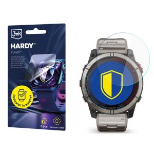 Hybrid glass for smartwatch Garmin Quatix 7X - 3mk HARDY® Fusion Watch Protection™