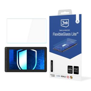 Shatterproof hybrid glass for Huion Kamvas 16 - 3mk FlexibleGlass Lite