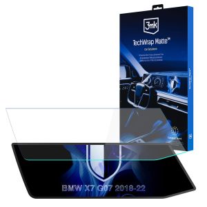 Matte screen protector for the navigation display for BMW X7 G07 2018-22 – 3mk TechWrap Matte™ Center Display
