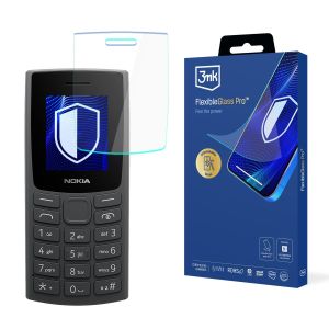 Shatterproof glass for Nokia 105 (2023) - 3mk FlexibleGlass Pro