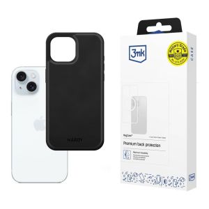 Case for Apple iPhone 15 - 3mk Hardy Silky Leather MagCase