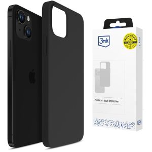 Silikon case for Apple iPhone 15 Plus - 3mk HARDY® Mellow Case™ Black