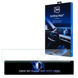Matte screen protector for the navigation display for BMW M3 Sedan G80 2022-2026 – 3mk TechWrap Matte™ Center Display