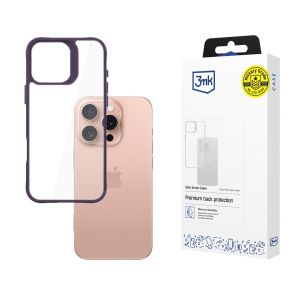 Case for Apple iPhone 16 Pro - 3mk Satin Armor Case+ Purple