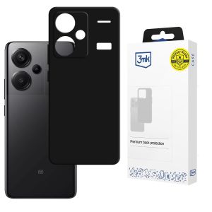 Silikon case for Redmi Note 13 Pro+ - 3mk HARDY® Mellow Case™ Black