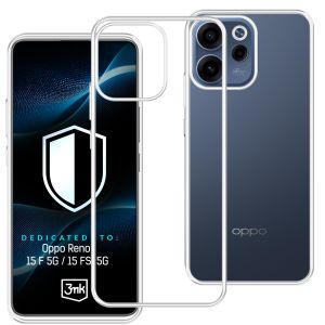 Transparent case for Oppo Reno 15 F 5G / Reno 15 FS 5G (CPH2801) – 3mk HARDY® Vision Case™