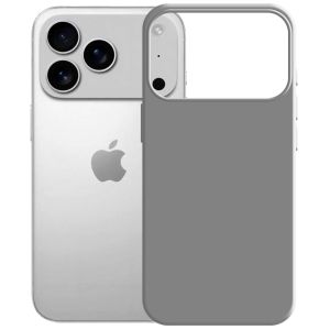 Silicone case for Apple iPhone 17 Pro Max - 3mk HARDY® Mellow Case™ Gray